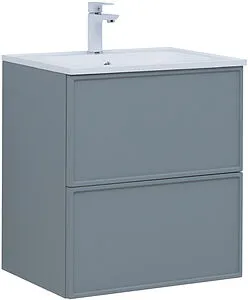 Тумба-умывальник Aquanet Арт 60 мисти грин 00313274+00306390, 1