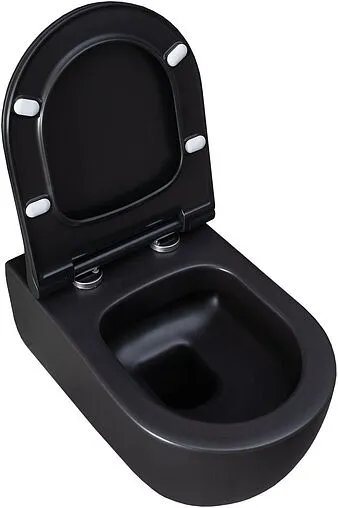 Унитаз подвесной безободковый Allen Brau Priority черный матовый 4.31001.31