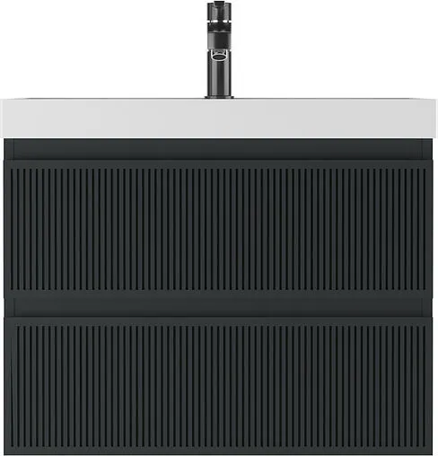 Тумба-умывальник подвесная Домино Tower 70 графит DT2501T+4670142930037