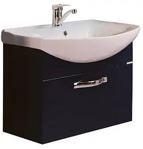 Тумба-умывальник подвесная Aquaton Ария 65 чёрный 1A1340K0AA950 Тумба-умывальник подвесная Aquaton Ария 65 чёрный 1A1340K0AA950, 1