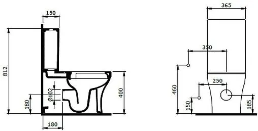 Бачок для унитаза Allen Brau Priority/Infinity белый 4.XX000.20