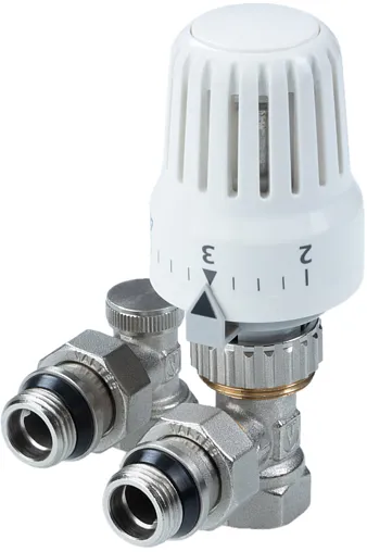Комплект вентилей терморегулирующих угловых ½&quot; в/н Valtec VT.045.N.04