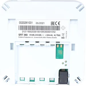 Комнатный терморегулятор Protherm MiSet SRT380 черный 0020261001, 5