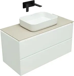 Тумба-умывальник подвесной Allen Brau Infinity 100 белый 1.21003.WM+, 5