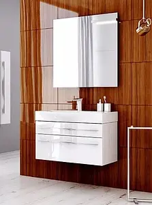 Тумба-умывальник подвесная Aqwella Milan 80 белый Mil.01.08/2/W+Ber.08.04.D Тумба-умывальник подвесная Aqwella Milan 80 белый Mil.01.08/2/W+Ber.08.04.D, 3