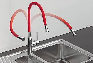 Смеситель для кухни с гибким изливом Omoikiri Yatomi-BN-GR нержавеющая сталь/серый 4994251 Смеситель для кухни с гибким изливом Omoikiri Yatomi-BN-GR нержавеющая сталь/серый 4994251, 3