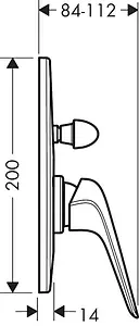 Смеситель для ванны скрытого монтажа Hansgrohe Novus хром 71047000 Смеситель для ванны скрытого монтажа Hansgrohe Novus хром 71047000, 2