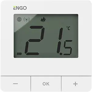 Проводной комнатный терморегулятор ZigBee/868MHz ENGO белый E25-230W, 1