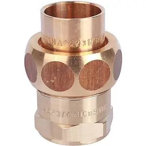 Американка пайка прямая переходная (коническое уплотнение) 22мм x ½"в Sanha 4340g 143402212 Американка пайка прямая переходная (коническое уплотнение) 22мм x ½"в Sanha 4340g 143402212, 4