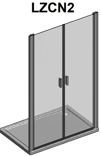 Дверь в нишу 1000мм прозрачное стекло Roltechnik Lega Lift Line LZCN2/1000 230-1000000-00-02