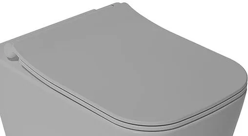 Крышка-сиденье для унитаза с микролифтом ISVEA Z80 серый бетон 40Z80546I-S