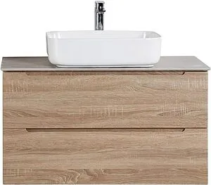 Тумба под умывальник подвесная BelBagno ETNA 90 Rovere Bianco ETNA-900-2C-SO-WO-P, 1