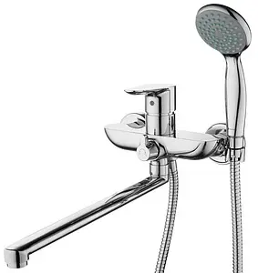 Смеситель для ванны с длинным изливом Gross Aqua Space хром 7515288C-35L(F) Смеситель для ванны с длинным изливом Gross Aqua Space хром 7515288C-35L(F), 1