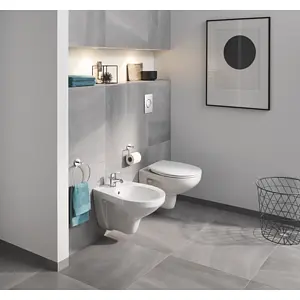 Крышка-сиденье для унитаза с микролифтом Grohe Bau Ceramic белый 39493000 Крышка-сиденье для унитаза с микролифтом Grohe Bau Ceramic белый 39493000, 4