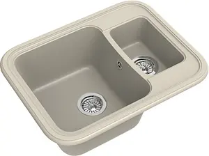 Мойка кухонная Ewigstein Antik A-60K бежевый Мойка кухонная Ewigstein Antik A-60K бежевый, 1