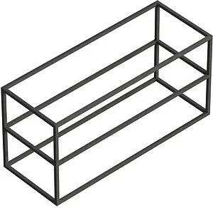 Каркас под раковину Cezares Cadro 120 чёрный матовый CADRO-120/46/58-2C-SO-MET-ST, 1
