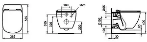 Комплект 4 в 1 Ideal Standard Tesi AquaBlade T386801 Комплект 4 в 1 Ideal Standard Tesi AquaBlade T386801, 3