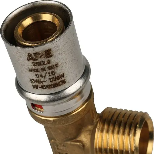 Тройник пресс переходной 20мм x ½"н x 20мм APE AP133 20x12x20