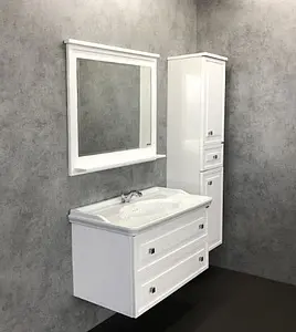 Шкаф-пенал подвесной Comforty Феррара 40 белый 00004148010CF Шкаф-пенал подвесной Comforty Феррара 40 белый 00004148010CF, 3