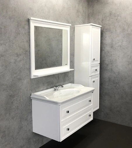 Шкаф-пенал подвесной Comforty Феррара 40 белый 00004148010CF