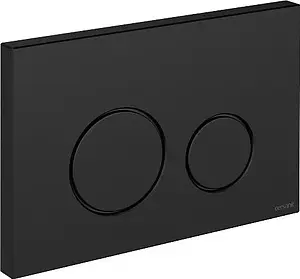 Клавиша смыва для унитаза Cersanit Twins 63525 черный матовый Клавиша смыва для унитаза Cersanit Twins 63525 черный матовый, 3