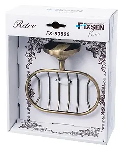 Мыльница Fixsen Retro бронза FX-83809 Мыльница Fixsen Retro бронза FX-83809, 2