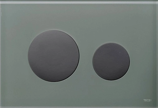 Клавиша смыва для унитаза TECEloop Modular кнопки/черный глянцевый, стекло на выбор