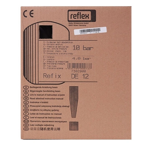 Гидроаккумулятор Reflex DE 12л 10 бар 7302000