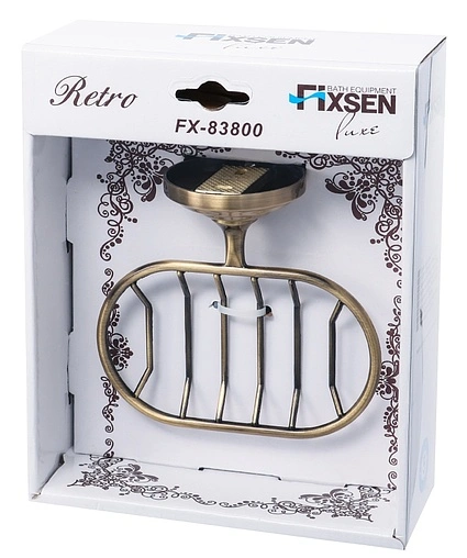 Мыльница Fixsen Retro бронза FX-83809