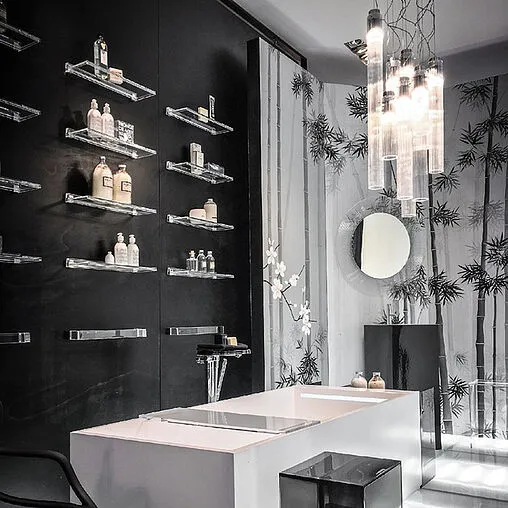 Зеркало с подсветкой Laufen Kartell 78 прозрачный кристал 3.8633.3.084.000.1