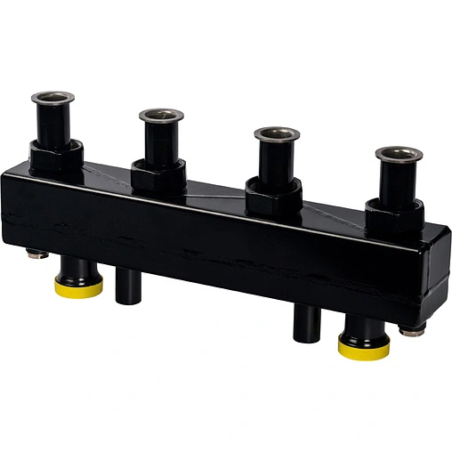 Распределительный коллектор 2 контура с гидрострелкой 1½&quot;н x 1½&quot;нг Stout SDG-0018-004002