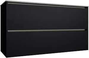 Тумба-умывальник подвесная Allen Brau Activity 120 антрацит/олива браш 1.34015.AM+, 1