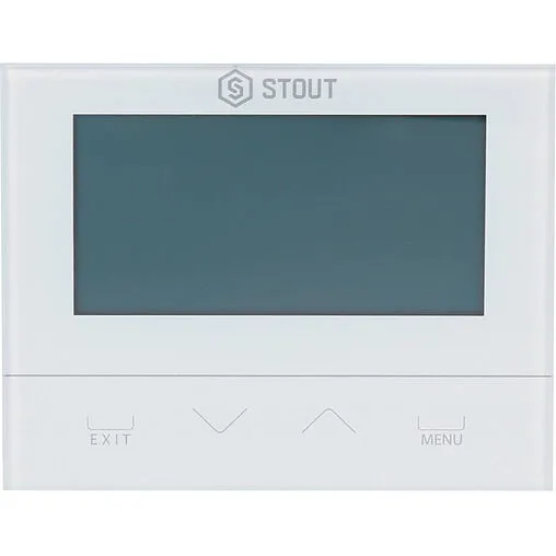 Проводной комнатный двухпозиционный регулятор котла Stout ST-292v3 белый STE-0101-029231