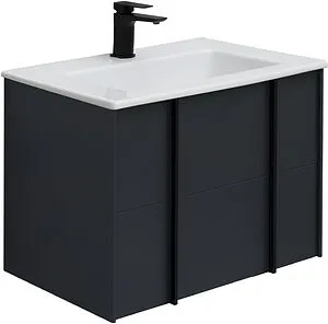 Тумба-умывальник подвесная Allen Brau Reality 70 антрацит 1.32004.AM+, 1