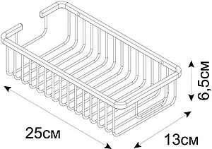 Полка Fixsen Hotel хром FX-31050, 2