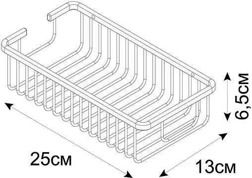 Полка Fixsen Hotel хром FX-31050