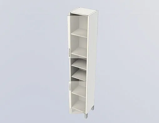 Шкаф-пенал напольный Aquanet Донна 35 R дуб светлый 00168934