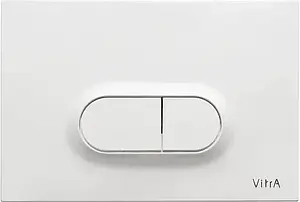 Клавиша смыва для унитаза VitrA Loop 740-0500 белый глянцевый Клавиша смыва для унитаза VitrA Loop 740-0500 белый глянцевый, 1