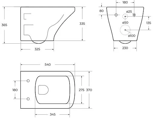 Унитаз подвесной безободковый BelBagno Sela белый BB3201CHR