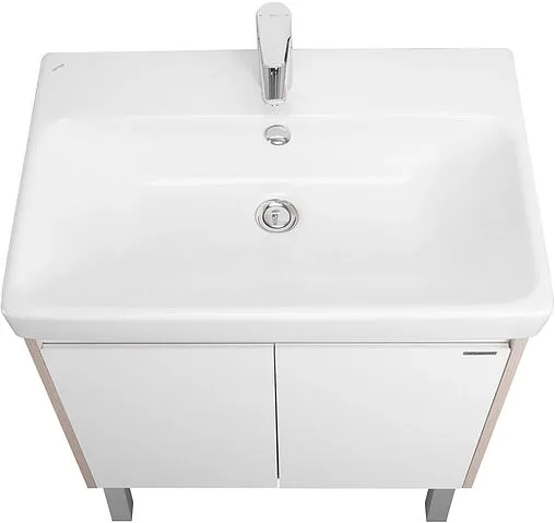 Тумба-умывальник Aquaton Сканди Doors 70 белый/дуб верона 1A2789K0SDB20