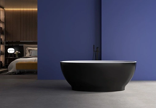 Ванна акриловая отдельностоящая Abber 165x80 AB9207B