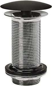 Выпуск автоматический для раковины Wirquin чёрный матовый 30722856 Выпуск автоматический для раковины Wirquin чёрный матовый 30722856, 1