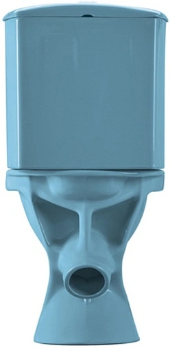 Унитаз-компакт Santeri Вест голубой 1.P201.8.S06.00B.F