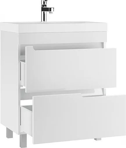 Тумба-умывальник напольная Айсберг Веста 70 белый DV5907T+4670142930037