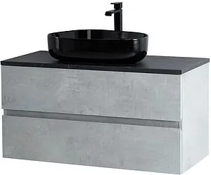 Тумба-умывальник подвесная Cezares Molveno 46 100 Beton MOLVENO 46-100-2C-SO-BET+ Тумба-умывальник подвесная Cezares Molveno 46 100 Beton MOLVENO 46-100-2C-SO-BET+, 5