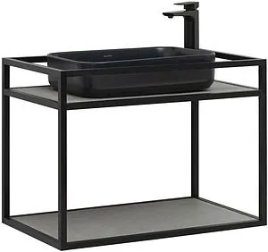 Консоль подвесная Allen Brau Liberty 75 чёрный браш 1.33001.BB, 1