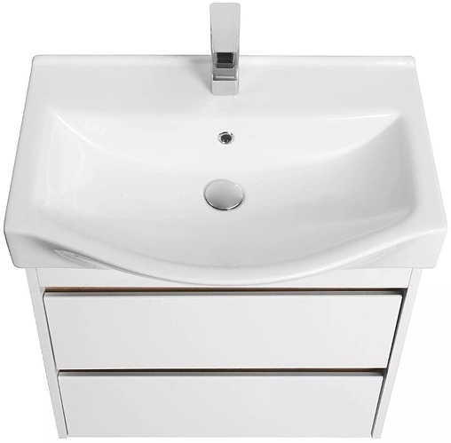 Тумба под умывальник Aquaton Нортон 65 белый глянец 1A248801NT010