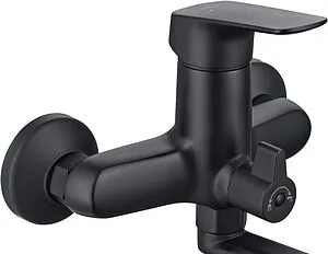 Смеситель для ванны с длинным изливом Aquatek чёрный матовый AQ1042MB Смеситель для ванны с длинным изливом Aquatek чёрный матовый AQ1042MB, 3