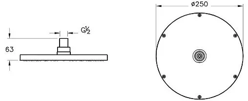 Душевая система со смесителем для душа VitrA Origin чёрный матовый A4926636EXP