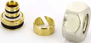 Концовка для металлопластиковых труб ¾&quot;ек x 16x2.6мм Tiemme 1636N 1440231, 2